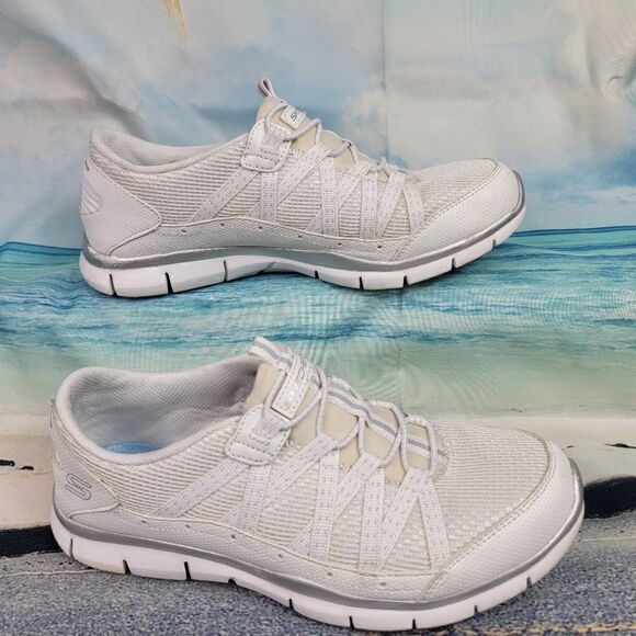 SKECHERS | White Sneakers for Women - Picture 2 of 8